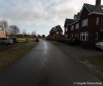 Bouwwegen in asfalt in V-profiel